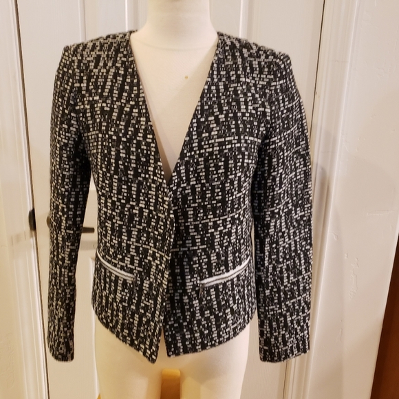 Topshop Cropped Blazer, Size 10 - Picture 1 of 6
